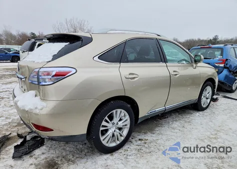 2011 Lexus Rx 450H z USA, uszkodzony, nr VIN JTJBC1BAXB2037623